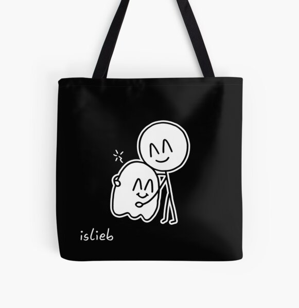 Geisterumarmung Allover-Print Tote Bag