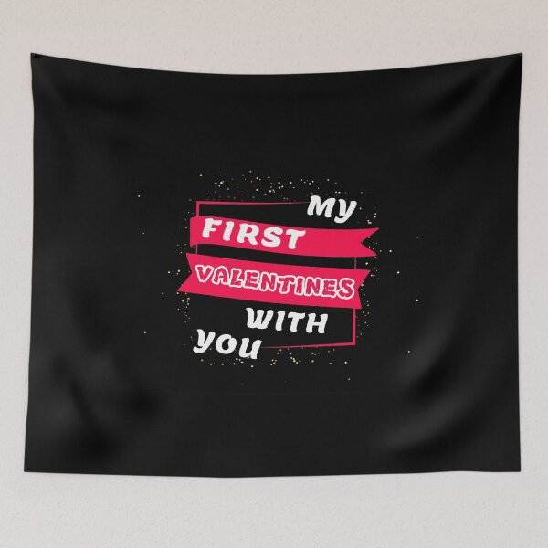 Item preview, Happy First Valentine's With You designed and sold by DOKU_TEAM SHIRT.