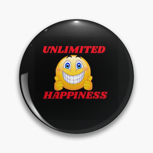 Item preview, STICKER UNLIMITED HAPPINESS designed and sold by GILLES VAZIRI.