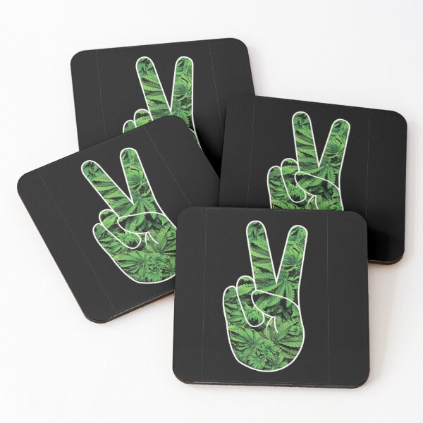 Item preview, Cannabis Peace Sign Fingers designed and sold by AnimalCreations.