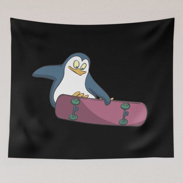 Item preview, Penguin On A Skateboard designed and sold by Monkey Ful.