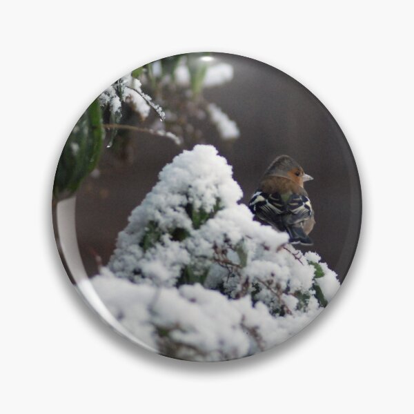 Item preview, Chaffinch on the tree in the snow designed and sold by rosie320d.
