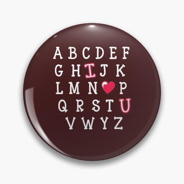 Item preview, Teacher Valentine - I Love You alphabet - I love U -  I heart U designed and sold by PrintBrint.