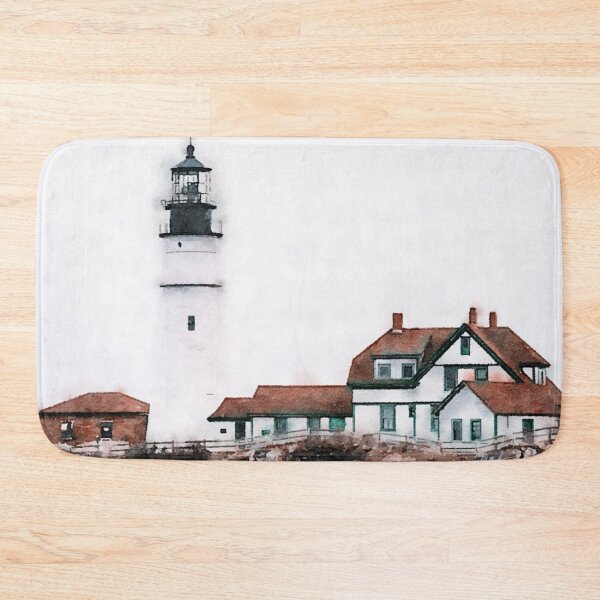 Item preview, White Lighthouse designed and sold by LINARAandCO.