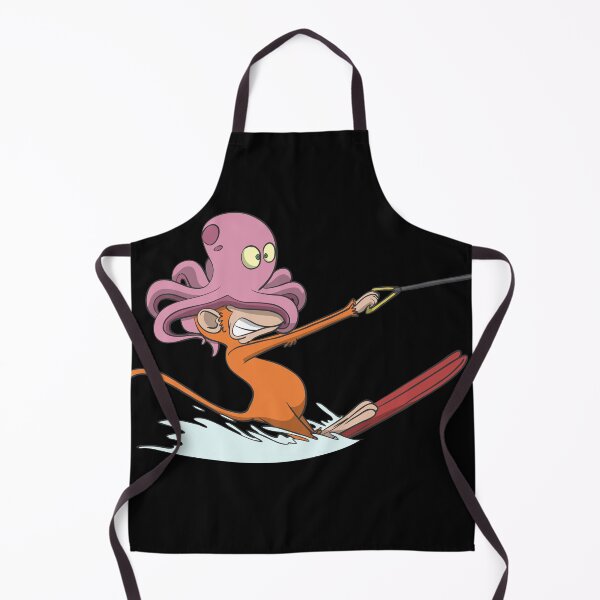Item preview, Water ski tandem with monkey and octopus designed and sold by Monkey Ful.