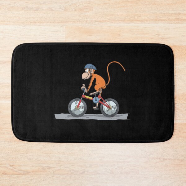 Item preview, Bicycle cyclist monkey with helmet designed and sold by Monkey Ful.