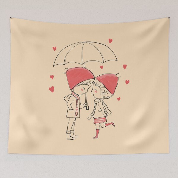 Item preview, I Love You - Valentine's Day - Umbrella designed and sold by TransFoto.