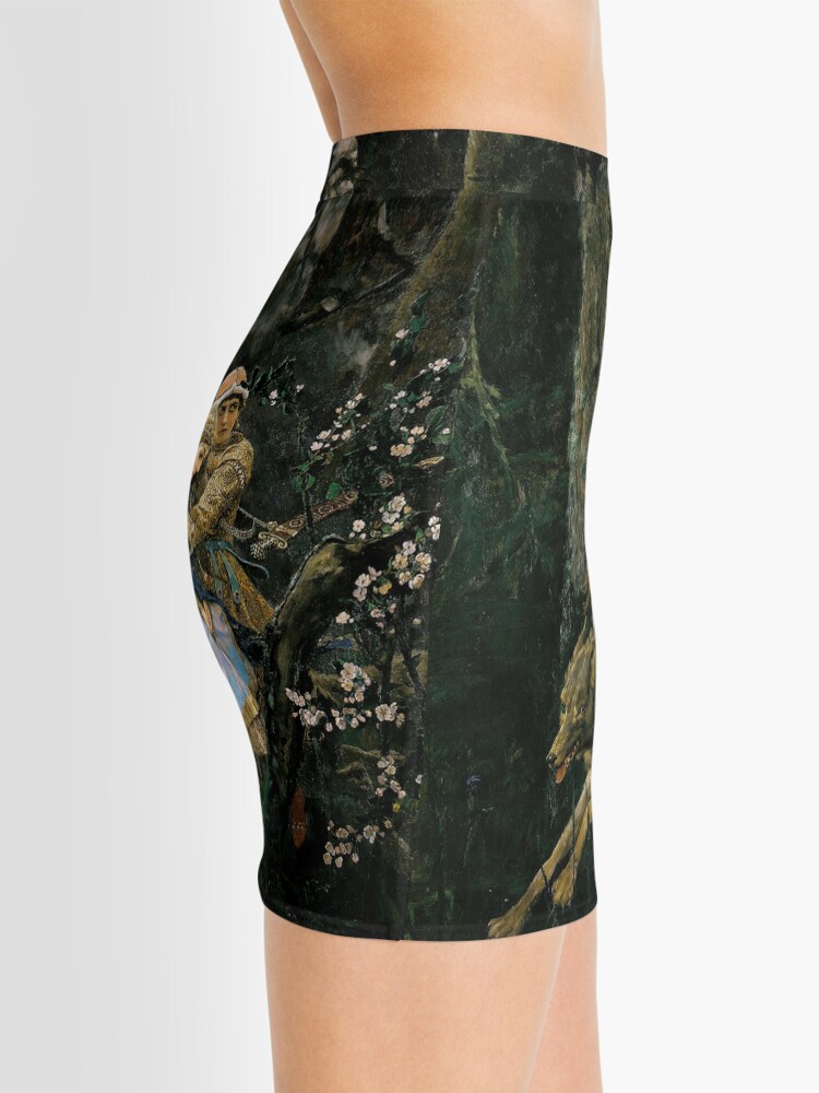 Alternate view of Ivan tsarevich riding the grey wolf Mini Skirt