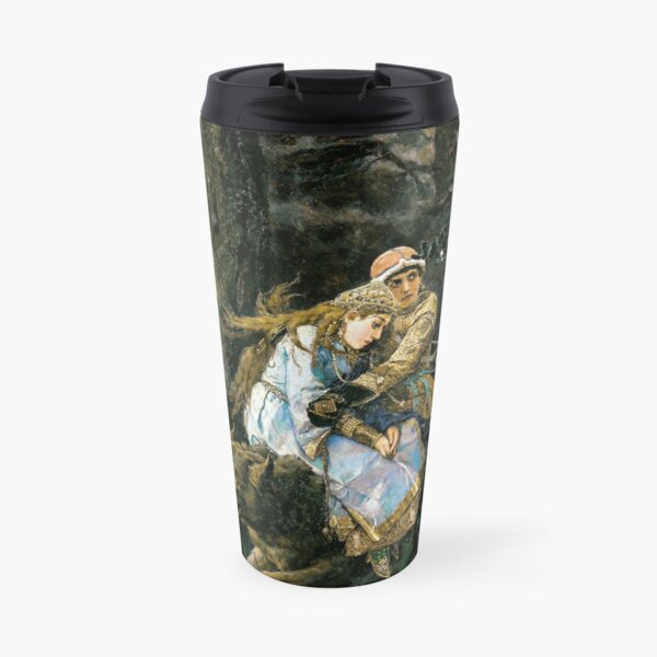 Ivan tsarevich riding the grey wolf Travel Mug