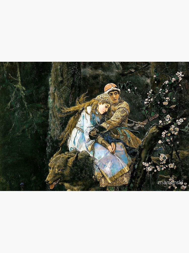 Ivan tsarevich riding the grey wolf by znamenski