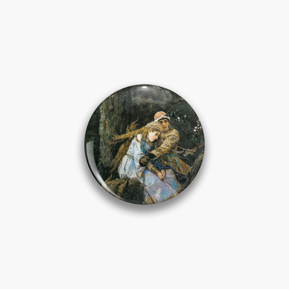 Ivan tsarevich riding the grey wolf Pin