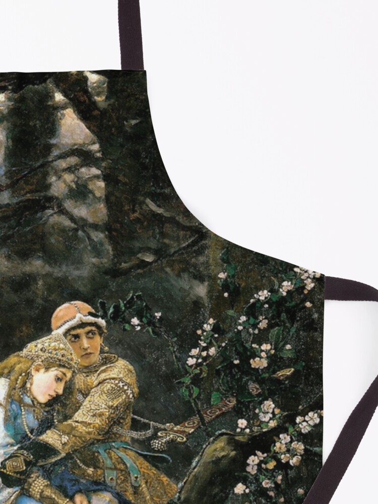 Alternate view of Ivan tsarevich riding the grey wolf Apron
