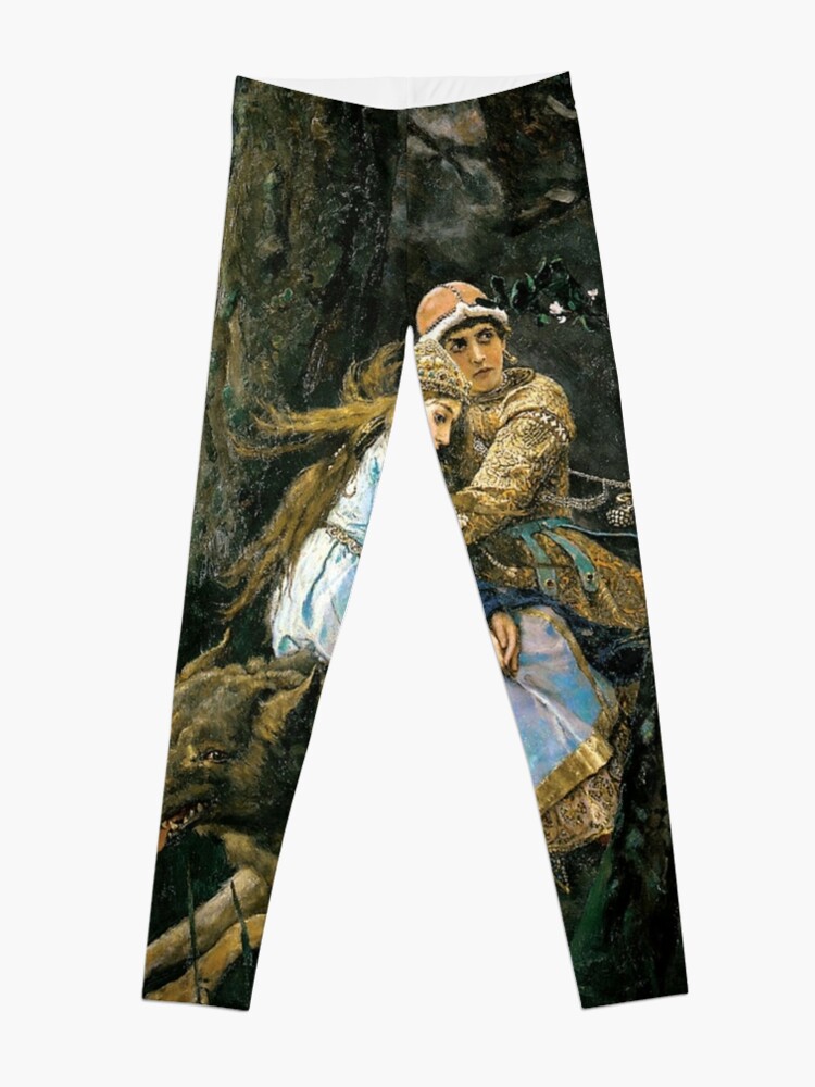 Alternate view of Ivan tsarevich riding the grey wolf Leggings
