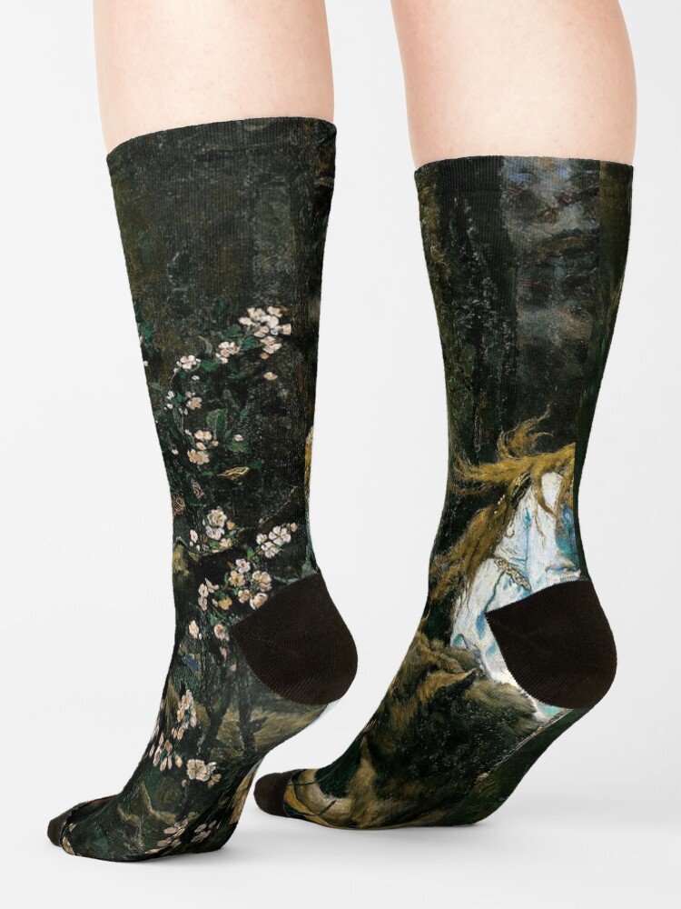 Alternate view of Ivan tsarevich riding the grey wolf Socks