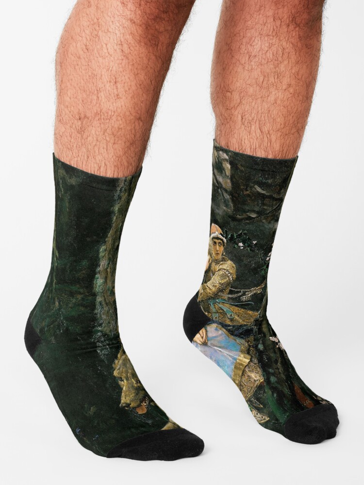 Alternate view of Ivan tsarevich riding the grey wolf Socks