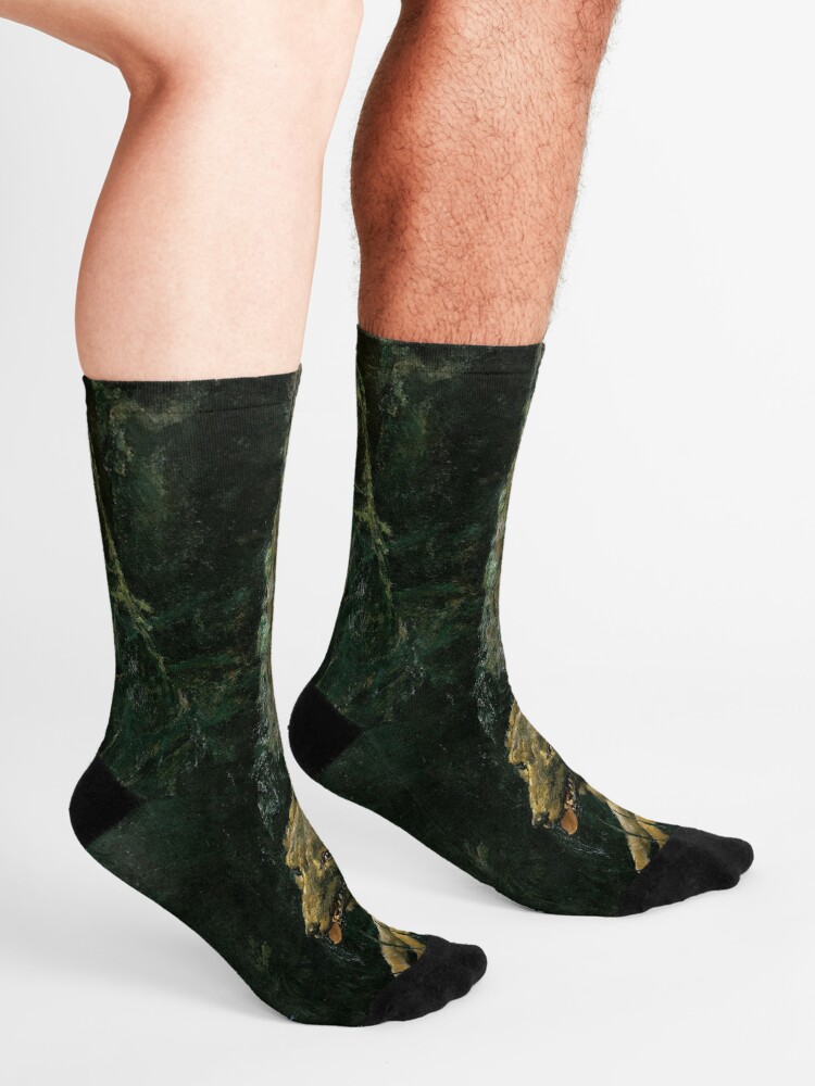 Alternate view of Ivan tsarevich riding the grey wolf Socks