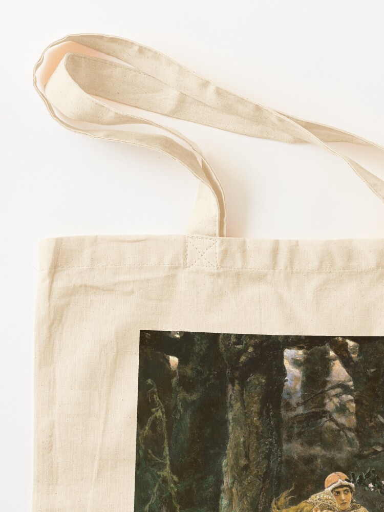 Alternate view of Ivan tsarevich riding the grey wolf Tote Bag