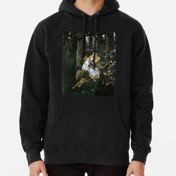 Ivan tsarevich riding the grey wolf Pullover Hoodie