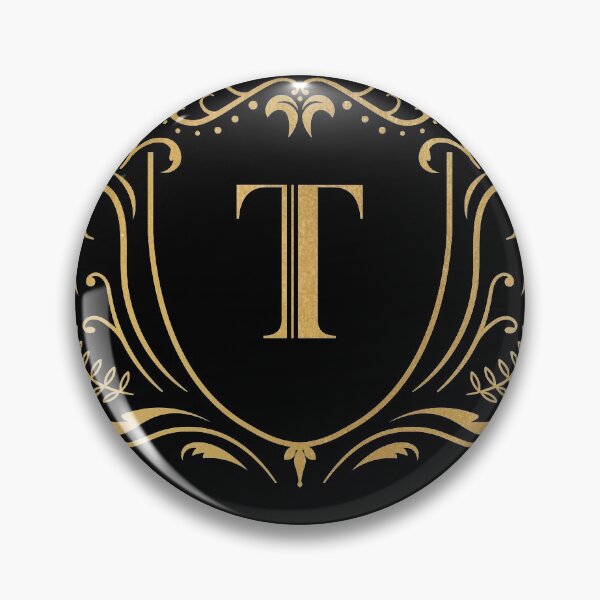 Artikelvorschau, T monogram, letter T, initial, emblem | gold entworfen und verkauft von rattob.