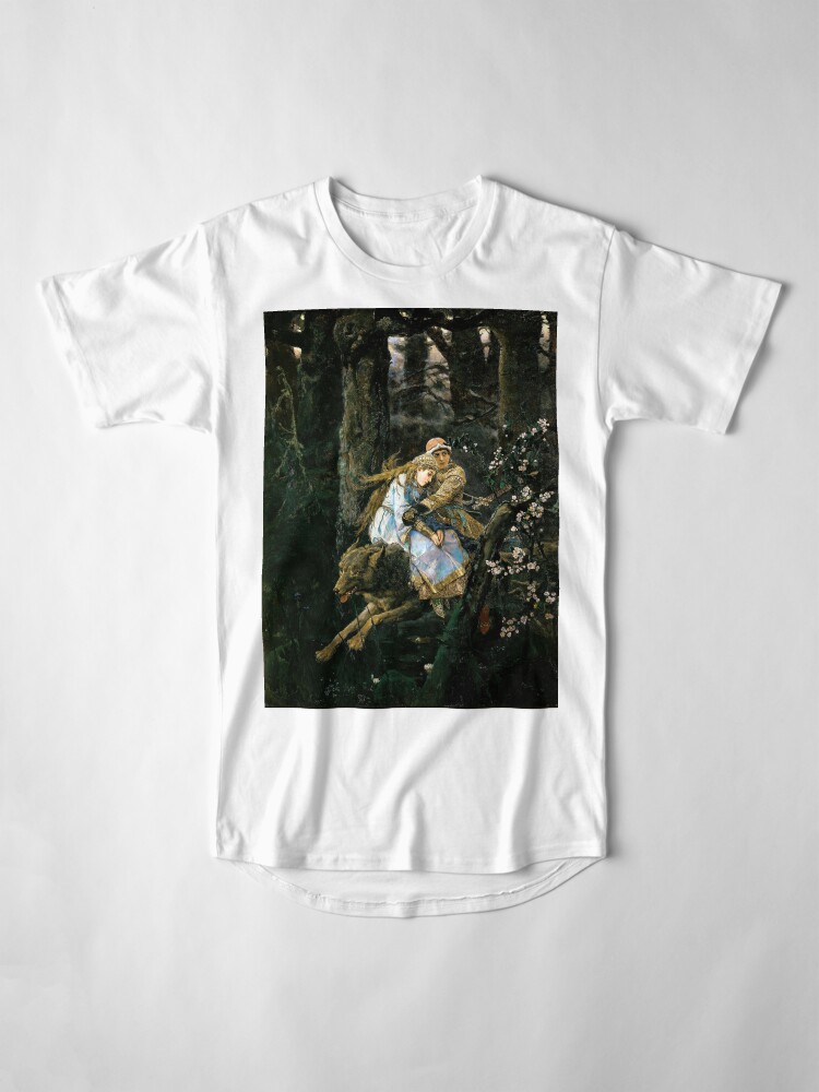 Alternate view of Ivan tsarevich riding the grey wolf Long T-Shirt