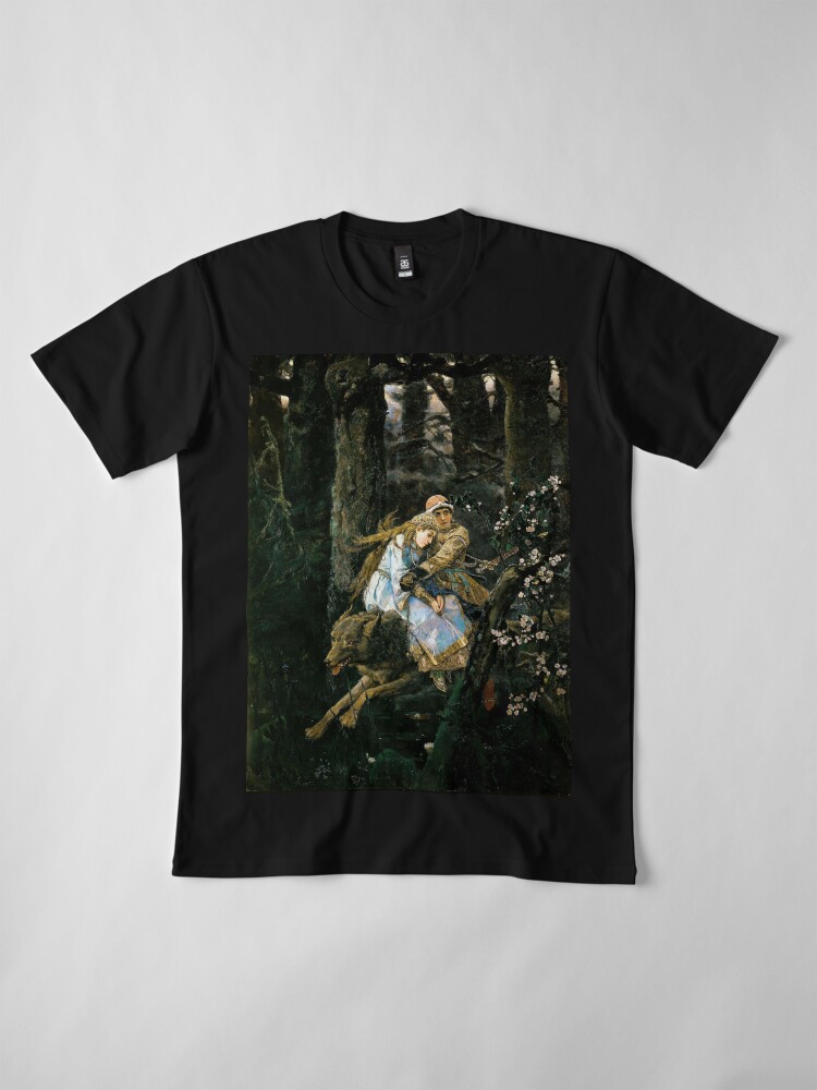 Alternate view of Ivan tsarevich riding the grey wolf Premium T-Shirt