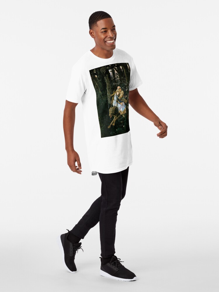 Alternate view of Ivan tsarevich riding the grey wolf Long T-Shirt
