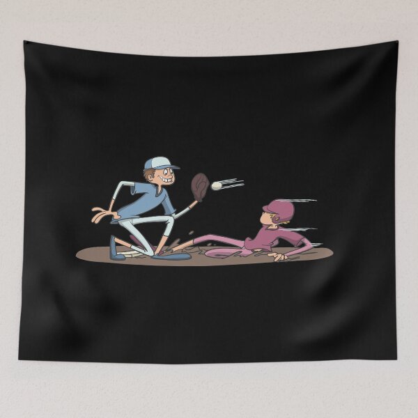 Item preview, Baseball catcher at the base designed and sold by Monkey Ful.