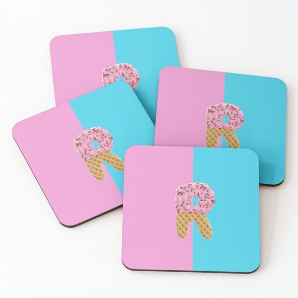 Item preview, Initial "R" Alphabet Monogram Ice Cream Design designed and sold by Freestylist.