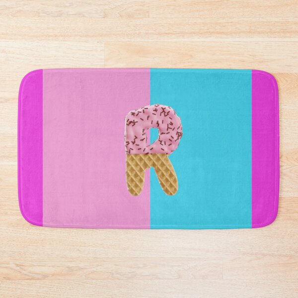 Item preview, Initial "R" Alphabet Monogram Ice Cream Design designed and sold by Freestylist.