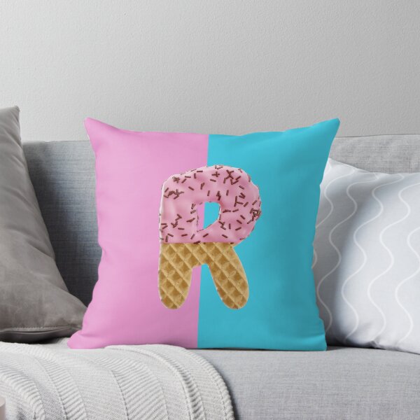 Item preview, Initial "R" Alphabet Monogram Ice Cream Design designed and sold by Freestylist.