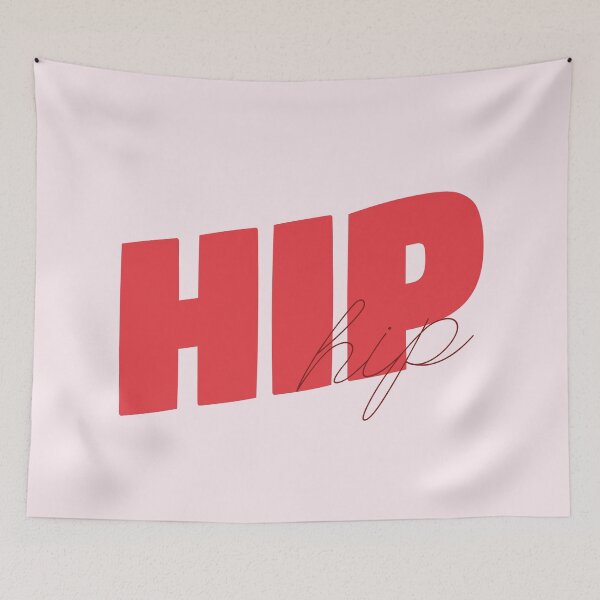 Item preview, Pink/Red HIP designed and sold by EllinorPrints.