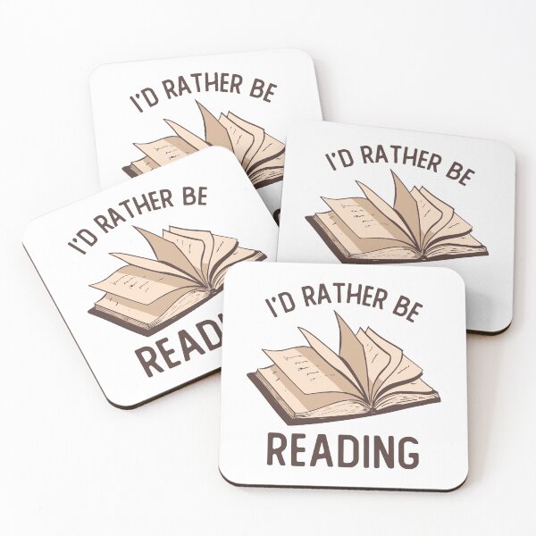 Item preview, I'd Rather Be Reading designed and sold by OnepixArt.