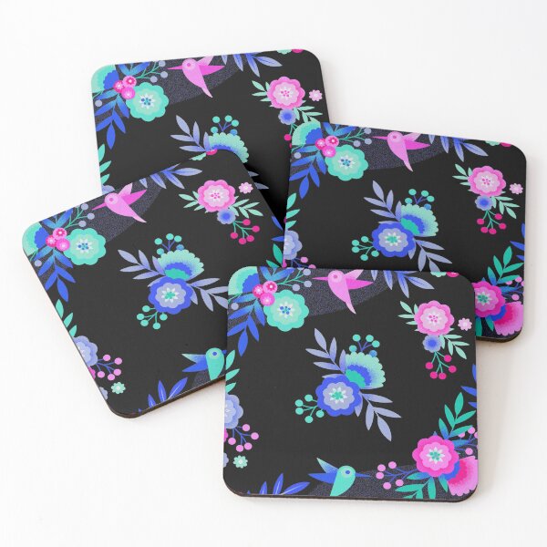 Item preview, Pink and Blue Bird Spring Pattern designed and sold by joabaj.