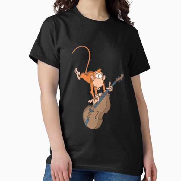 Item preview, Monkey double bass player rockabilly designed and sold by Monkey Ful.