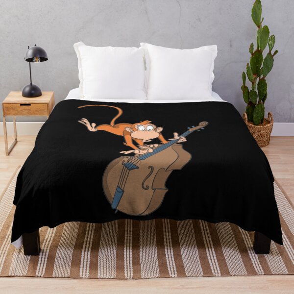 Item preview, Monkey double bass player rockabilly designed and sold by Monkey Ful.