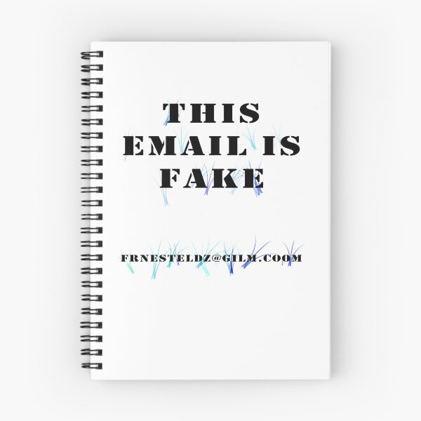 Item preview, This Email Is Fake, Unisex T-shirts, Gmail Tshirt, Fynny ,frnesteldz@gilm.coom  designed and sold by paullama.