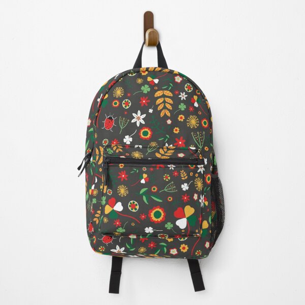 Item preview, Colorful pattern with ladybugs and four-leaf clovers designed and sold by ArtTony.