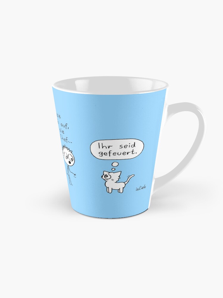 Thumbnail 1 von 4, Kaffeebecher, Mieze ist der Chef designt und verkauft von islieb.