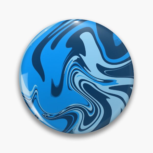 Aperçu de l'œuvre Motif de marbre bleu vif créée et vendue par TheDoggoDraws.