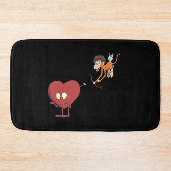 Item preview, Monkey angel shooting love arrows in the heart designed and sold by Monkey Ful.