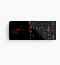 Wow signal Metal Print