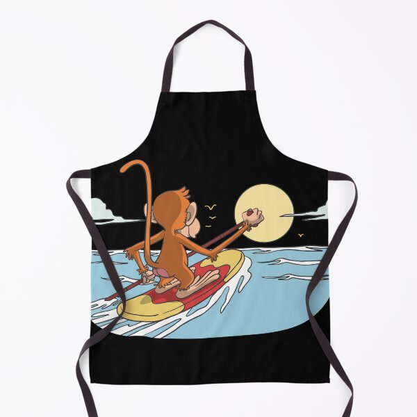 Item preview, Funny Monkey On Stand Up Paddle designed and sold by Monkey Ful.