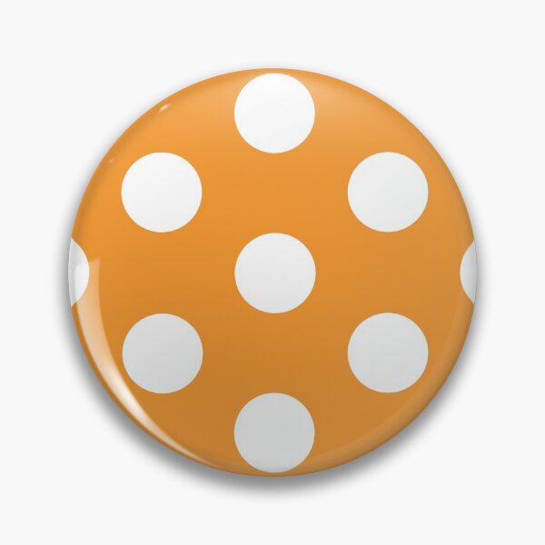 Item preview, Large WHITE and ORANGE POLKA DOTS designed and sold by RachelMacht.