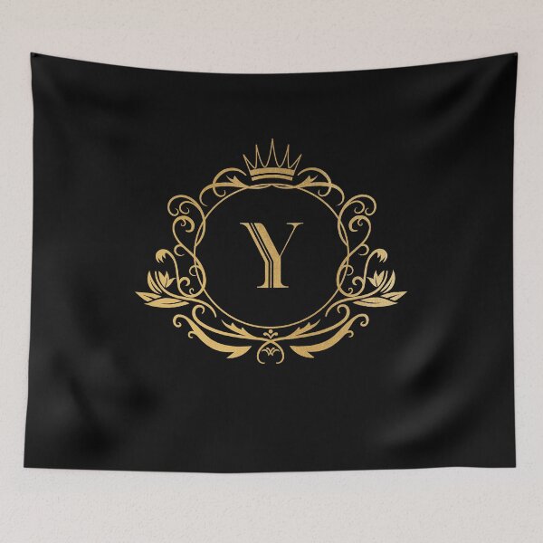 Item preview, Monogram letter Y - name, emblem | gold designed and sold by rattob.