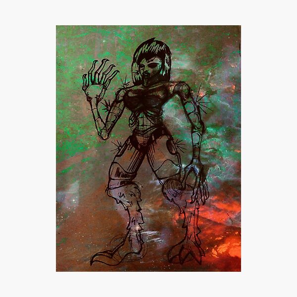 ClawStalk, a TRIBORG Photographic Print