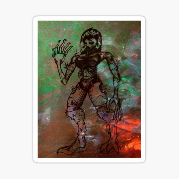 ClawStalk, a TRIBORG Sticker