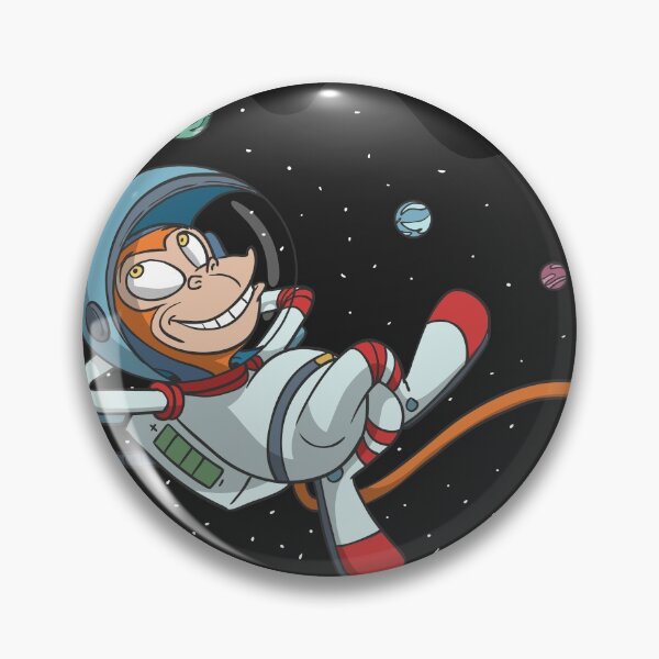 Item preview, Monkey astronaut floating in space designed and sold by Monkey Ful.