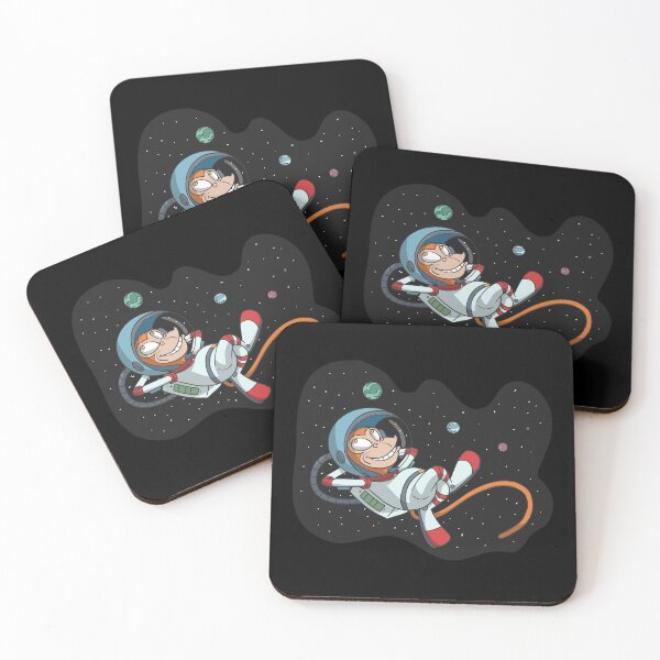 Item preview, Monkey astronaut floating in space designed and sold by Monkey Ful.