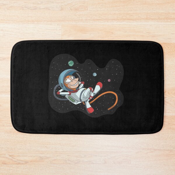 Item preview, Monkey astronaut floating in space designed and sold by Monkey Ful.