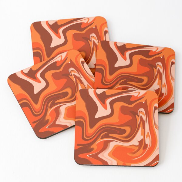 Item preview, Orange Marble Pattern  designed and sold by TheDoggoDraws.